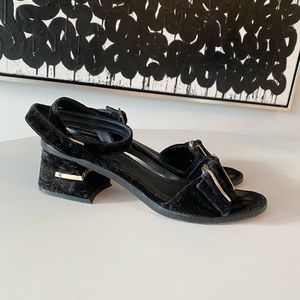 Tibi Velvet Sandals Size 7.5